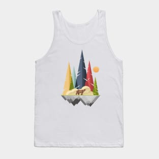 Forest Grizzly Bear Tank Top